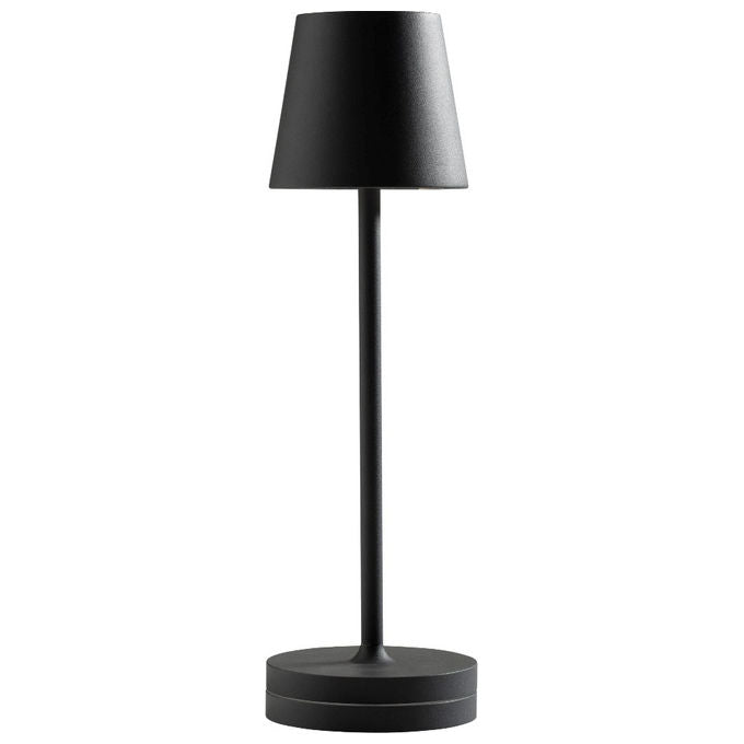 Gea Luce GLS040 Lampada da Tavolo LED Ricaricabile per Esterno 3W 3000K 300lm IP54 colore Antracite