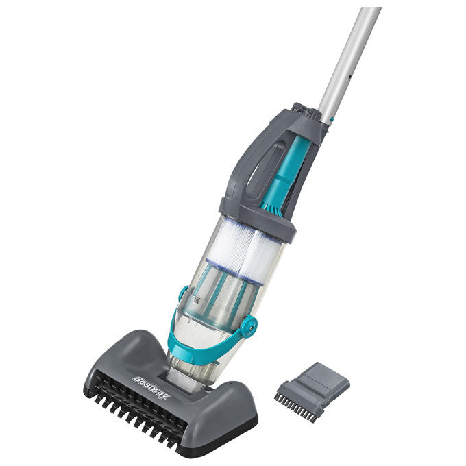 Bestway 58946 AquaGrip Aspiratore per Piscina a Batteria 2 in 1 90 min autonomia LED colore Grigio
