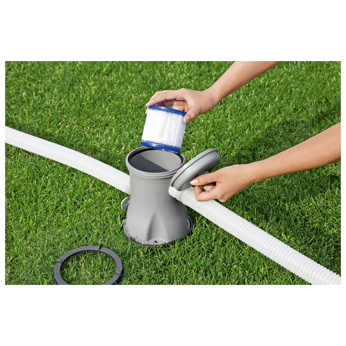 Bestway 58093 Flowclear Cartuccia filtrante Tipo I per pompe 1249 l-h 2 pz colore Bianco Blu