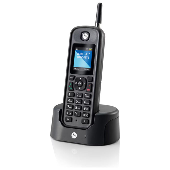 Motorola DOT411 Telefono Cordless DECT Segreteria 100 min Rubrica 200 contatti Vivavoce Display 1,6'' colore Bianco