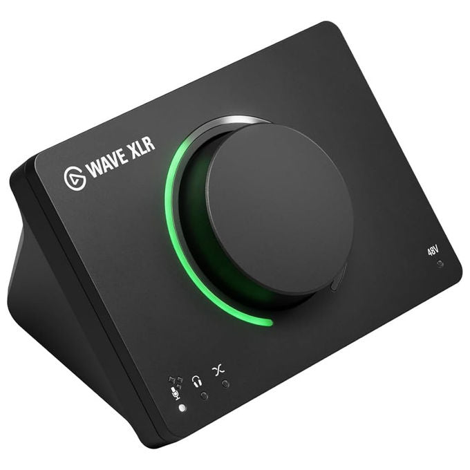 Elgato 20MAN9901 Wave XLR MK.2 Interfaccia Audio USB XLR 1 Canale Guadagno 80dB Effetti DSP 24bit 48kHz colore Nero