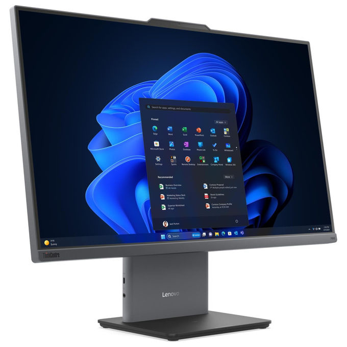 Lenovo 13QH001AIX ThinkCentre neo 50a 24 Gen 6 PC All-in-One 23.8'' Touch FHD Intel Core Ultra 5 226V 16 GB RAM 512 GB SSD Windows 11 Pro colore Grigio
