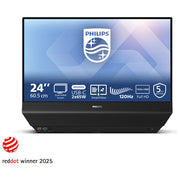 Philips 24B2D5300-00 Monitor Dual Side 23.8'' IPS FHD 1920x1080 120Hz USB-C HDMI Altoparlanti colore Nero