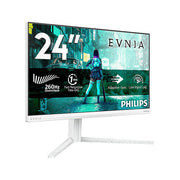 Philips 24M2N3201P Evnia 3000 Monitor Gaming 23,8'' Fast IPS FHD 260Hz 1ms HDR10 Adaptive Sync G-Sync Compatible colore Bianco