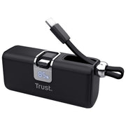 Trust 26104 PACTO Powerbank 5000 mAh 20W PD Cavo USB-C Integrato Display LED colore Nero