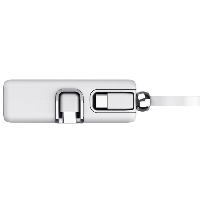 Trust 26105 Pacto Powerbank 5000 mAh Power Delivery 20W USB-C Display integrato colore Bianco