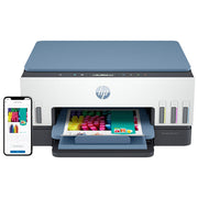 HP 2H1W2A Smart Tank 670 Stampante Multifunzione Inkjet A4 Wi-Fi Bluetooth Stampa Copia Scansione 12 ppm colore Bianco Blu