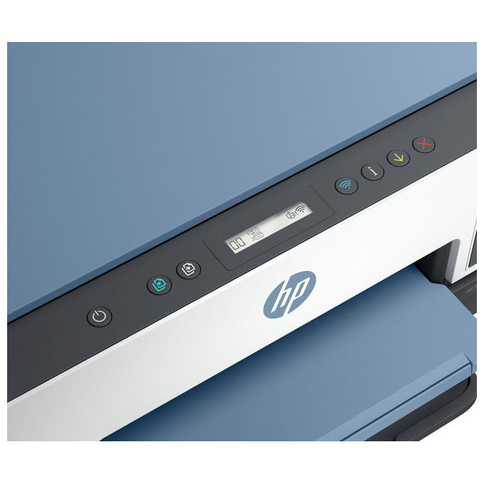HP 2H1W2A Smart Tank 670 Stampante Multifunzione Inkjet A4 Wi-Fi Bluetooth Stampa Copia Scansione 12 ppm colore Bianco Blu