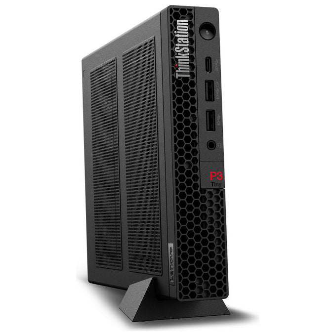 Lenovo 30K50067IX ThinkStation P3 Tiny Gen 2 Mini PC Workstation Intel Core Ultra 7 265 32 GB DDR5 1 TB SSD NVMe NVIDIA RTX A1000 8 GB Wi-Fi 7 Windows 11 Pro colore Nero