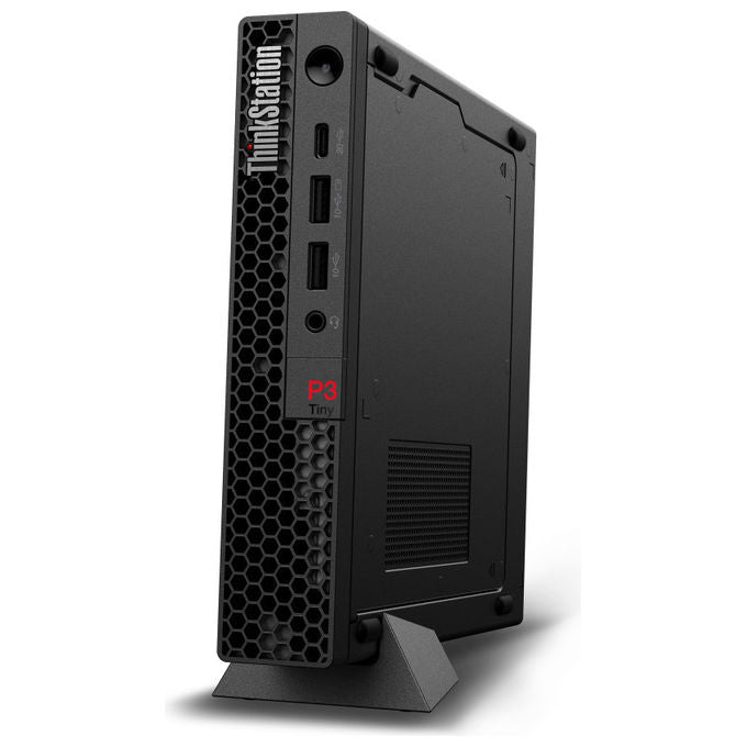Lenovo 30K50067IX ThinkStation P3 Tiny Gen 2 Mini PC Workstation Intel Core Ultra 7 265 32 GB DDR5 1 TB SSD NVMe NVIDIA RTX A1000 8 GB Wi-Fi 7 Windows 11 Pro colore Nero