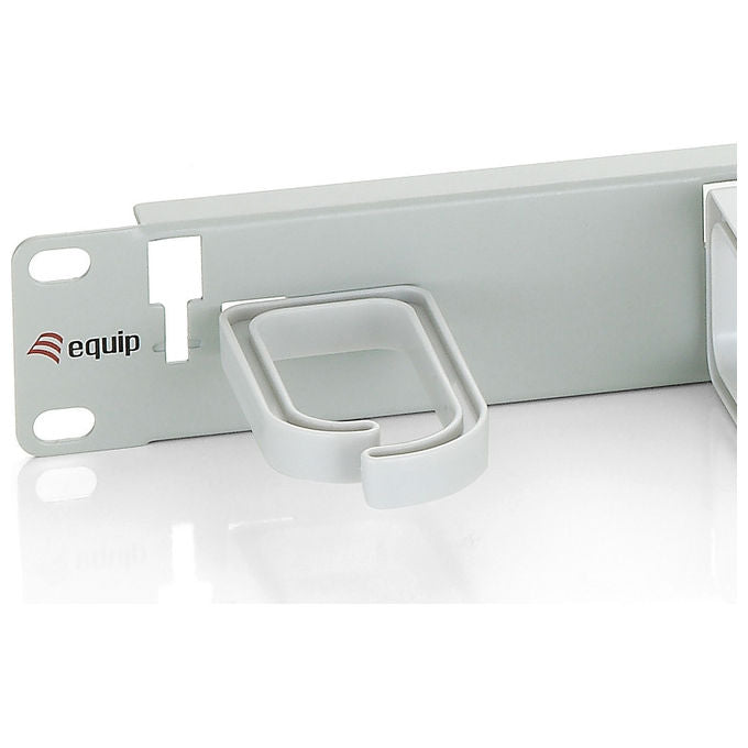 Equip 327312 Pannello di gestione cavi 19'' 1U 5 anelli Rack Mount colore Grigio