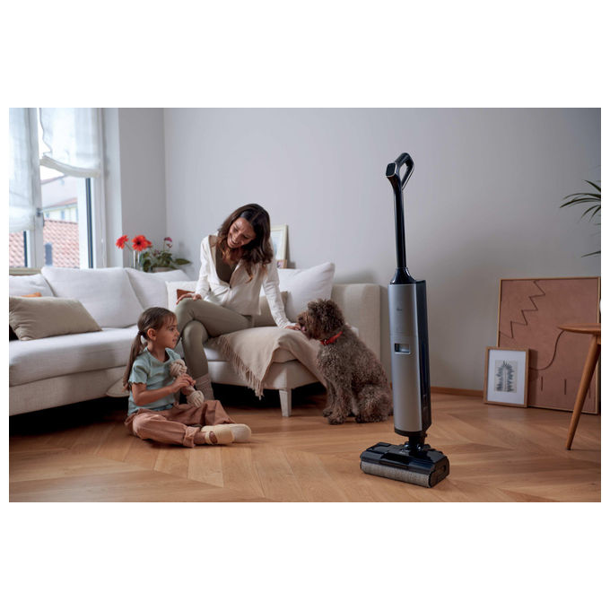 Hoover HW600 011 HW6 Ultra Clean Aspirapolvere lavapavimenti senza fili Secco e Bagnato 20000 Pa autonomia 50 min 400 m² 78 dB colore Nero