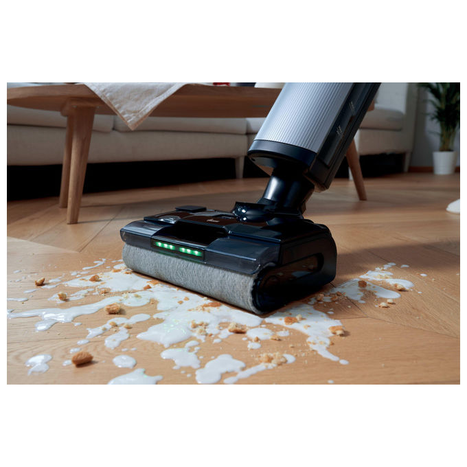 Hoover HW600 011 HW6 Ultra Clean Aspirapolvere lavapavimenti senza fili Secco e Bagnato 20000 Pa autonomia 50 min 400 m² 78 dB colore Nero