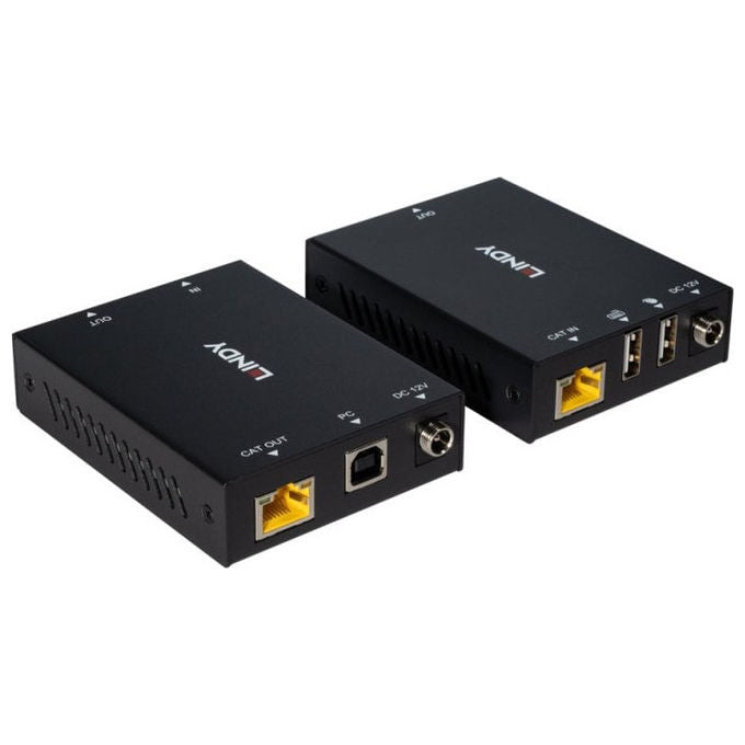 Lindy 39350 Extender KVM HDMI USB Cat.6 Full HD 1080p 60Hz 100 m colore Nero
