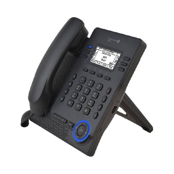 Alcatel Lucent 3MK37017AA Myriad M3s Telefono IP VoIP 8 Account SIP Display 2,8'' Audio HD PoE colore Grigio