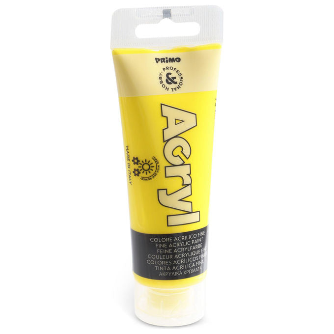 Primo 420TA75220 Hobby Professional Colore Acrilico Fine Opaco Coprente 75 ml colore Giallo Oro