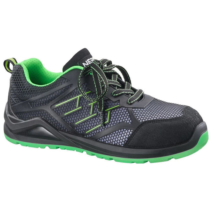 Neri Safety 510779-46 Scarpa Protettiva Bassa Mesh S1P SRC Puntale Composito Metal Free Taglia 46 colore Nero Arancione