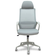 Piqueras y Crespo PRO534 FORÖL Sedia Operativa Ergonomica Schienale a Rete Poggiatesta Regolabile Supporto Lombare 120 Kg colore Grigio