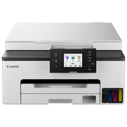 Canon GX1051 MAXIFY Stampante Multifunzione Inkjet Tank 3in1 A4 15ipm Duplex WiFi LAN USB LCD Touch 2.7'' colore Bianco