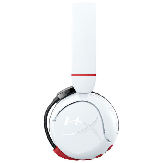 HyperX 7G8F2AA Cloud Mini Cuffie Gaming Wireless Bluetooth 5.3 20m Microfono Flip-to-Mute 25h autonomia colore Bianco