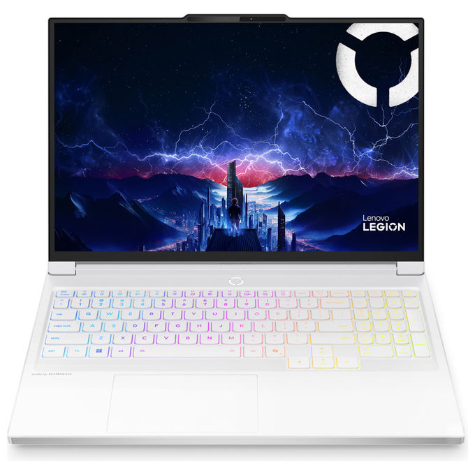 Lenovo 83KY007JIX Legion 7 Notebook Gaming 16 OLED Intel Core Ultra 7 32GB DDR5 SSD 1TB RTX 5060 Wi-Fi 7 Windows 11 colore Bianco