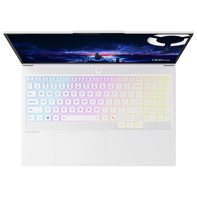 Lenovo 83KY007JIX Legion 7 Notebook Gaming 16 OLED Intel Core Ultra 7 32GB DDR5 SSD 1TB RTX 5060 Wi-Fi 7 Windows 11 colore Bianco