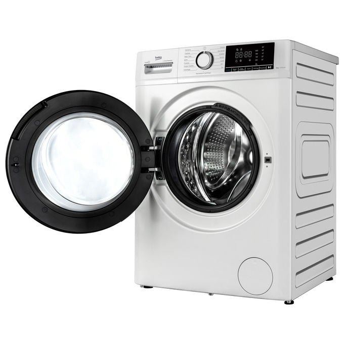 Beko BMX8126DB b100 Lavatrice Frontale 8 Kg 1200 rpm Classe A Inverter Vapore Display XL (85x60x52 cm) colore Bianco