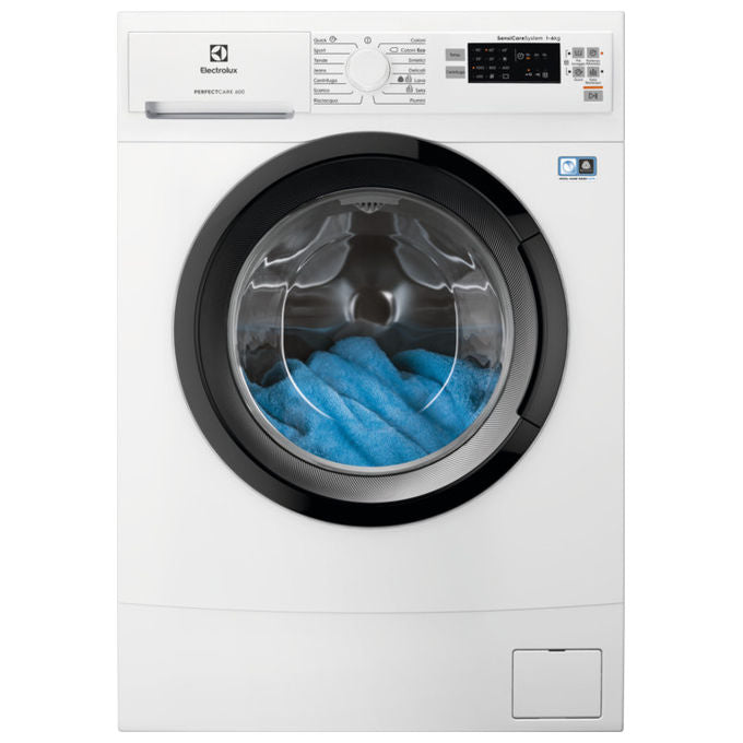 Electrolux EW6T56A PerfectCare 600 Lavatrice Carica dall'Alto 6 Kg 1200 rpm Classe A SensiCare Vapore Anti-Allergy TimeSave (89x40x60 cm) colore Bianco