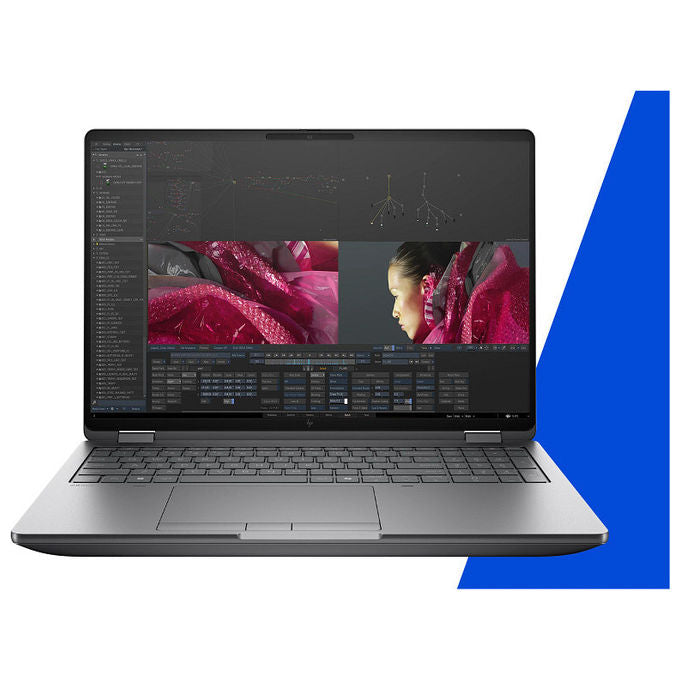 HP 98L57ET ZBook Fury G1i Workstation Mobile 16 pollici Intel Core Ultra 9 285HX 64GB DDR5 2TB SSD NVIDIA RTX PRO 4000 Wien 11 pro colore Argento