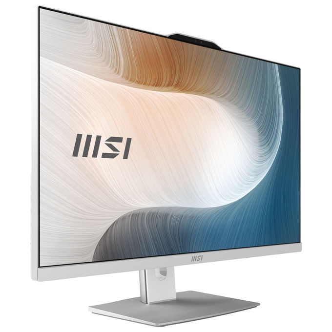 MSI MODERN AM272P 1M-1095XEU PC All-in-one 27'' Intel Core 7 150U 16 GB DDR5 1 TB SSD NVMe Wi-Fi 6E colore Bianco