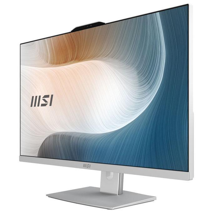 MSI MODERN AM272P 1M-1095XEU PC All-in-one 27'' Intel Core 7 150U 16 GB DDR5 1 TB SSD NVMe Wi-Fi 6E colore Bianco