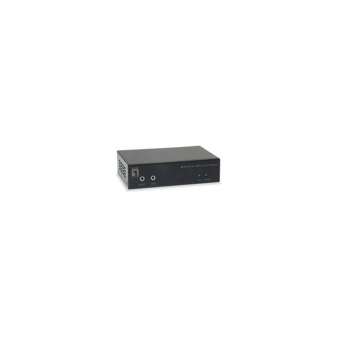 LevelOne HVE-9211R Ricevitore HDBaseT HDMI su Cat5e Cat6 4K 30Hz 100m Audio 7.1 IR RS-232 PoE colore Nero