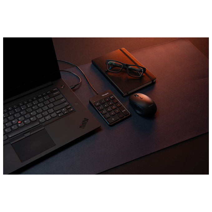 Targus AKP13GL Tastierino Numerico USB 18 tasti Plug and Play cavo 1,5 m compatibile Windows macOS Chrome OS colore Nero