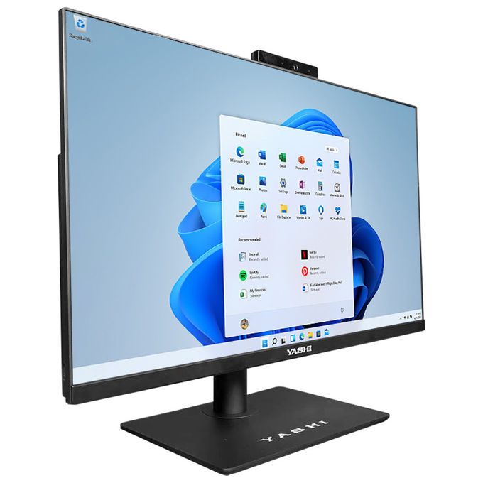 Yashi AY27808 Victory 27 PC All-in-One Intel Core i5-14450HX 16GB RAM 512GB SSD 27'' Full HD Windows 11 Pro colore Nero