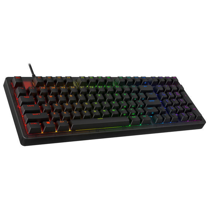 HyperX B4QS4AA Origins 2 1800 Tastiera Gaming Meccanica Switch Red USB-C Polling 8000 Hz RGB colore Nero