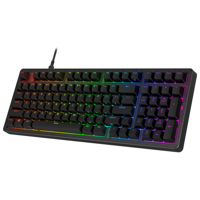HyperX B4QS4AA Origins 2 1800 Tastiera Gaming Meccanica Switch Red USB-C Polling 8000 Hz RGB colore Nero