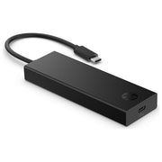 HP BR1U3AA Hub USB-C Portatile HDMI 2.0 4K USB 3.2 Ethernet 1Gbps colore Nero