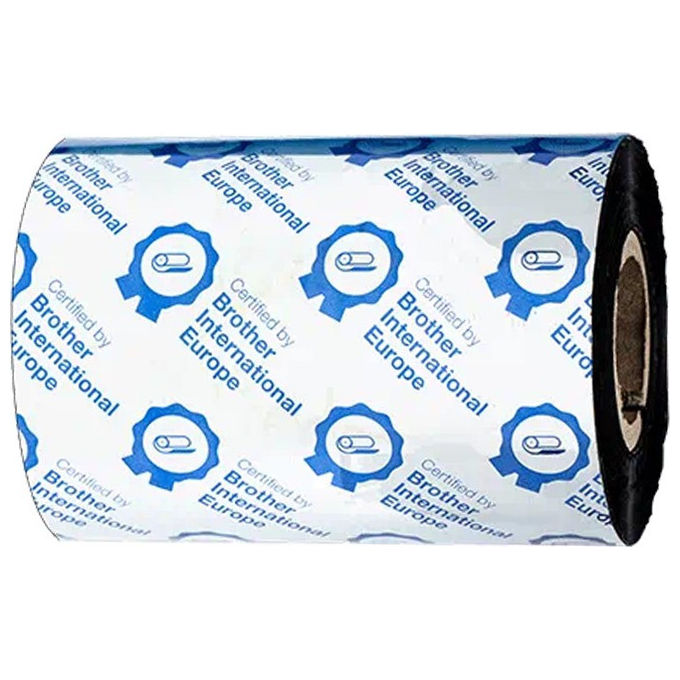 Brother BRP1D300080 Nastro a Trasferimento Termico Resina Premium Serie TD-4 80mm x 300m colore Nero