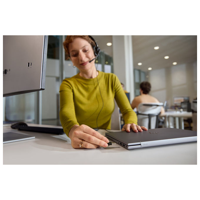 HP Poly C01B2AA Mission 415 Cuffie Monoaurali USB-C Microfono Noise Cancelling Cavo 2 m colore Nero
