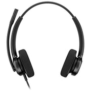 HP Poly C01B3AA Mission 425 Cuffie Stereo Cablate USB Microfono AI Super Wideband SoundGuard colore Nero