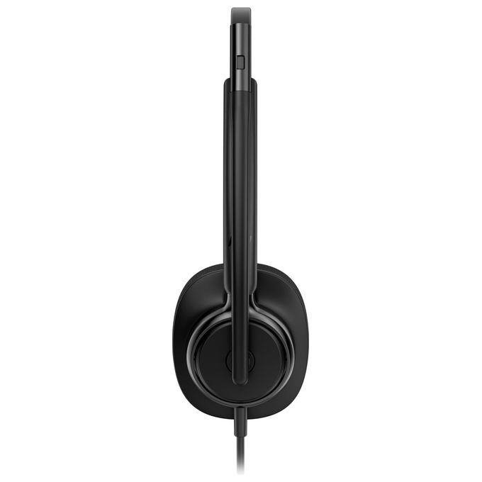HP Poly C01B3AA Mission 425 Cuffie Stereo Cablate USB Microfono AI Super Wideband SoundGuard colore Nero