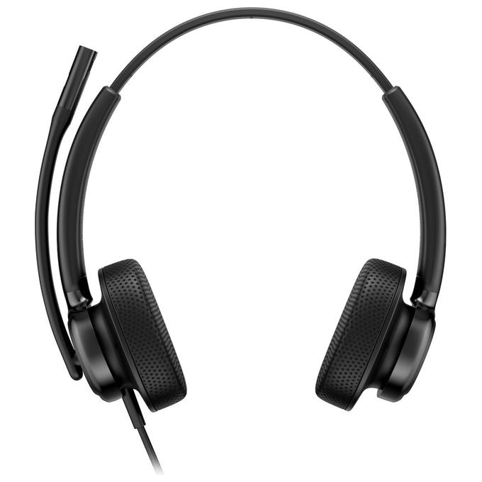 HP Poly C01B6AA#AC3 Mission 425 Cuffie Stereo USB-C Cablate Microfono Noise Cancelling Super Wideband colore Nero