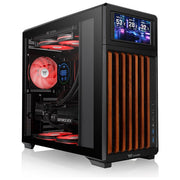 Thermaltake CA-11M-00M1WN-WS TR300 WS Case Mid-Tower ATX Vetro Temperato USB 3.2 Gen 2 Type-C Supporto Radiatori 360 mm colore Nero
