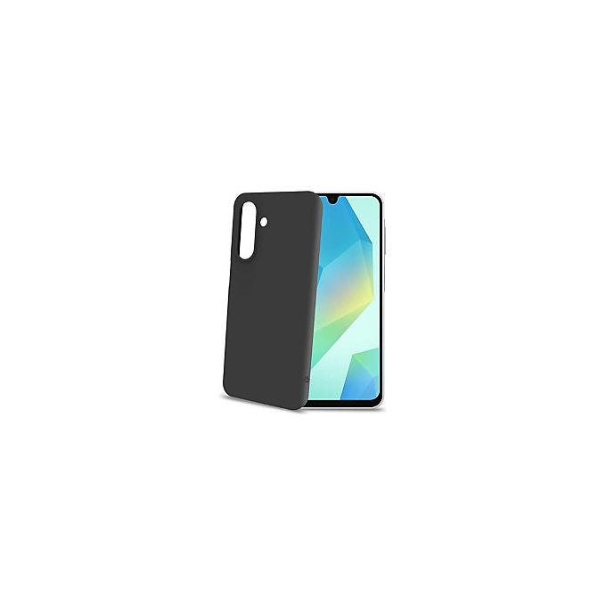 Celly CROMO1170BK CROMO Cover per smartphone TPU soft touch microfibra anti-graffio Samsung Galaxy A27 5G colore Nero