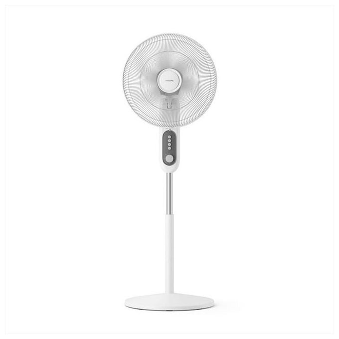 Philips CX1220 Serie 1000 Ventilatore a Piantana 3330 m³-h 38 dB 45 W 3 velocita' oscillazione 80° altezza regolabile timer colore Grigio