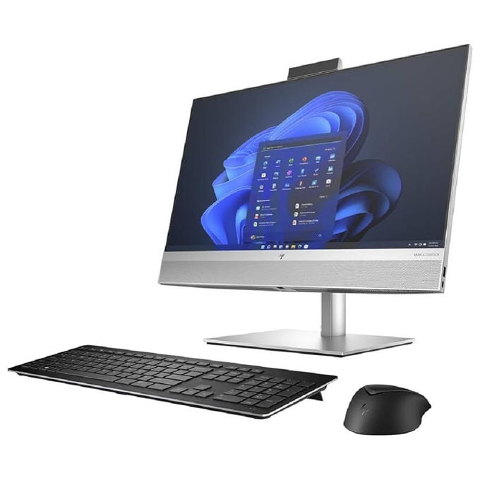 HP D58RLET#ABZ EliteOne 840 G9 PC All-in-One Touchscreen 23.8'' Intel Core i7-14700 32 GB DDR5 1 TB SSD NVMe Windows 11 Pro Wi-Fi 6E colore Argento