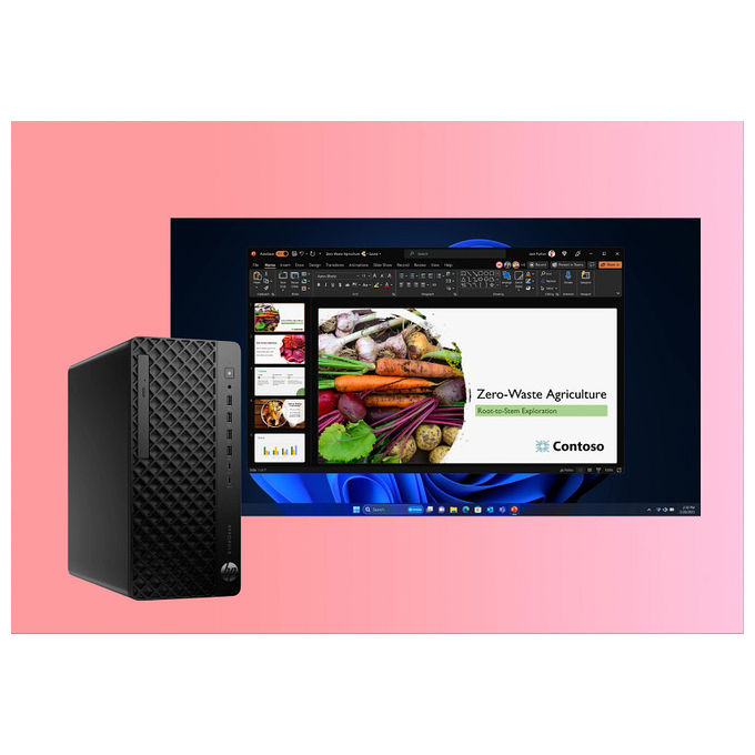 HP D5BC6ET EliteDesk 8 Tower G1i PC Desktop AI Intel Core Ultra 5 235 16 GB DDR5 512 GB SSD NVMe Wi-Fi 7 Windows 11 Pro colore Nero