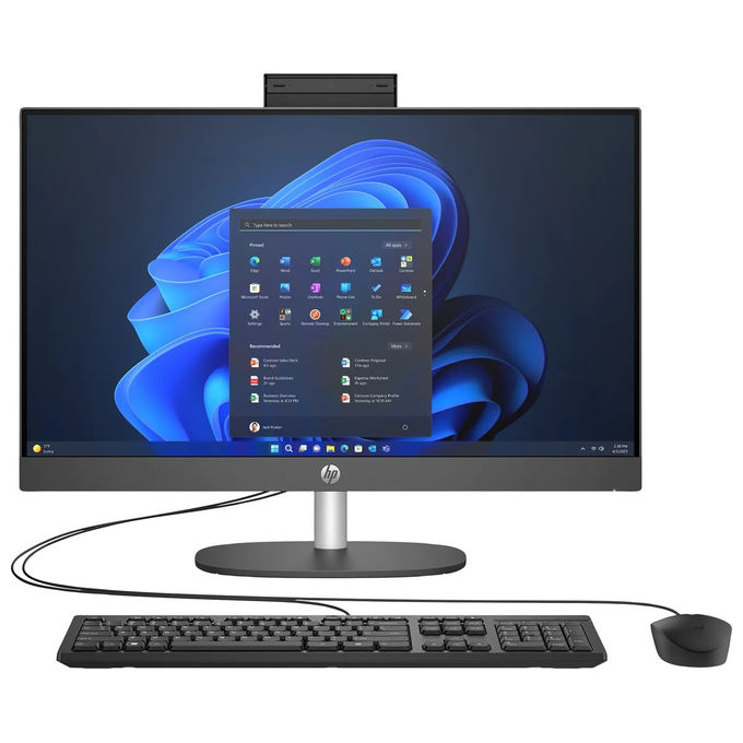 HP D5BD2AT#ABZ ProOne 240 G10 PC All-in-One 23.8'' Intel Core i7-1355U 16GB SSD 512GB Wi-Fi 6 Windows 11 Pro colore Bianco