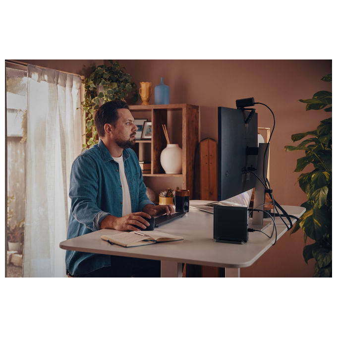 HP D5BK5AT EliteDesk 8 Mini G1a Mini PC AMD Ryzen AI 7 350 16 GB DDR5 512 GB SSD NVMe Wi-Fi 7 Windows 11 Pro colore Jack black