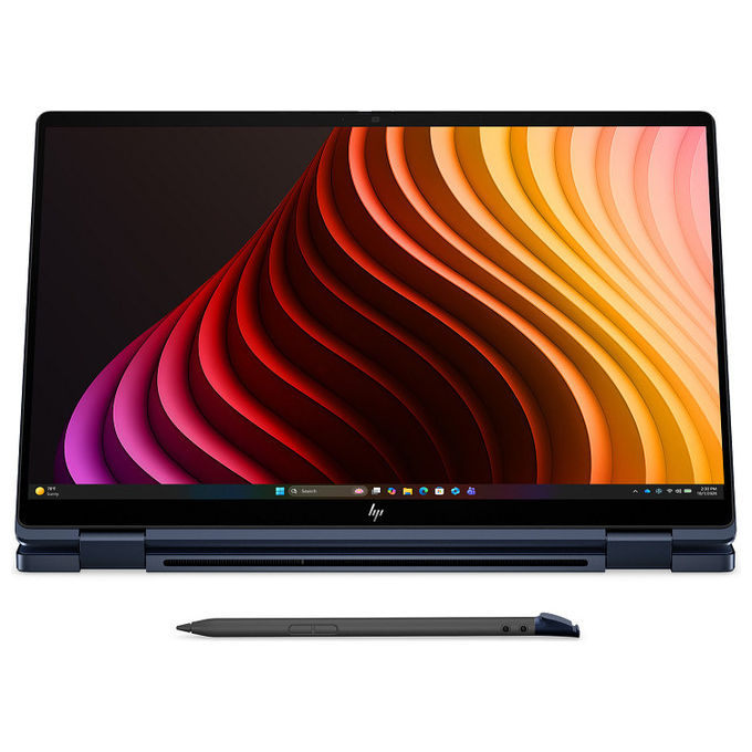 HP D87WZAT EliteBook X Flip G2i Notebook 2 in 1 Intel Core Ultra 5 SSD 512 GB RAM 16 GB Wi-Fi 7 Windows 11 Pro colore Blu